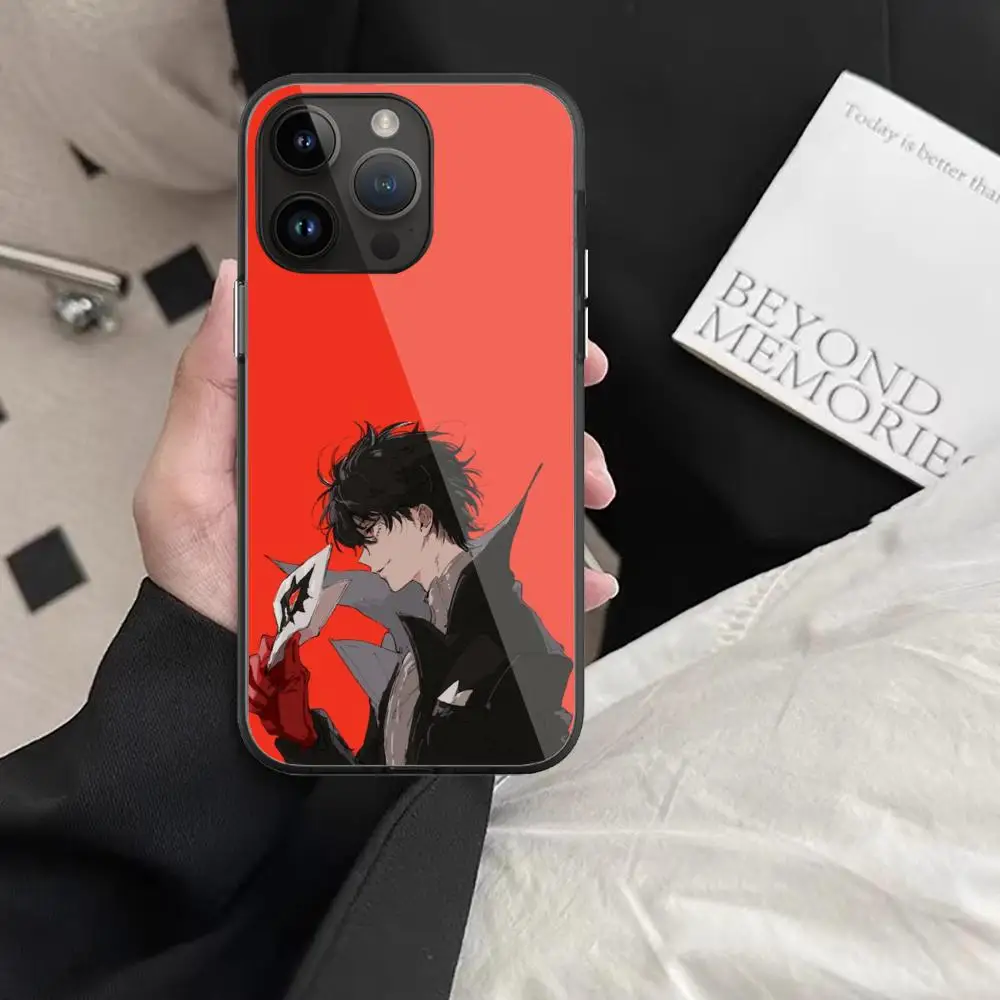 Persona 5 Phone Case For iPhone 15 Pro Max14 13 12 Mini 11 XR XS 8 7 Plus Black Art Glass Cases
Persona 5 Phone Case For iPhone 15 Pro Max14 13 12 Mini 11 XR XS 8 7 Plus Black Art Glass Cases