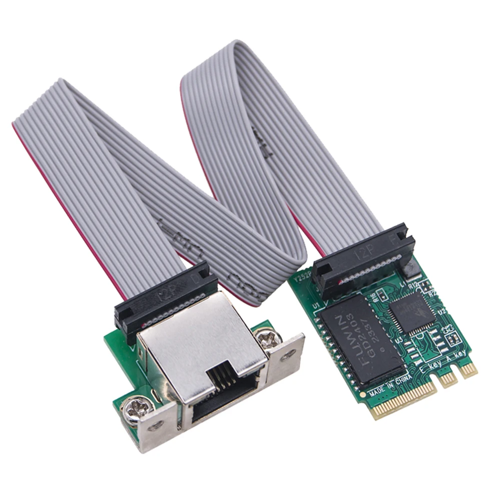 2.5G M.2 Network Card 10/100/1000Mbps M.2 A+E To Gigabit Ethernet Card M.2 A+E KEY Ethernet LAN Card Ethernet Network Card
2.5G M.2 Network Card 10/100/1000Mbps M.2 A+E To Gigabit Ethernet Card M.2 A+E KEY Ethernet LAN Card Ethernet Network Card