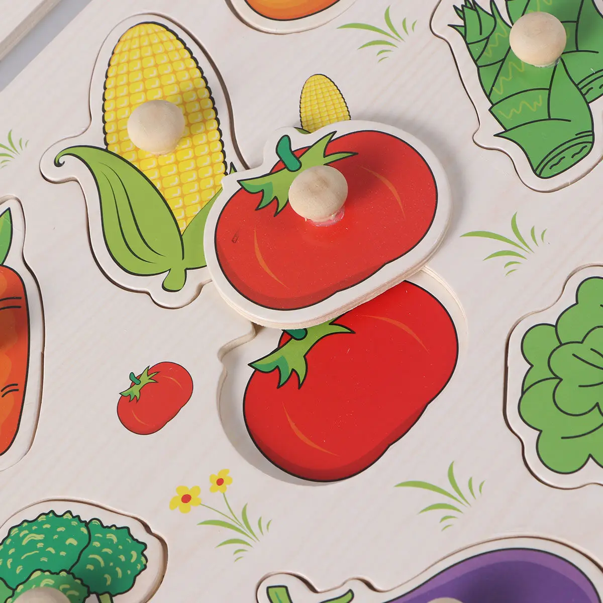 Набор из 2 деревянных пазлов-головоломок с фруктами и овощами для развития моторики и навыков у дошкольников
Набор из 2 деревянных пазлов-головоломок с фруктами и овощами для развития моторики и навыков у дошкольников