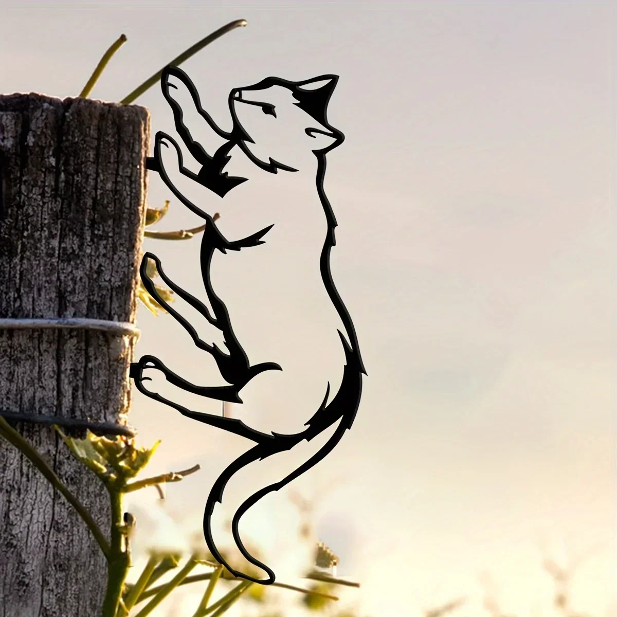 HELLOYOUNG Metal Cat Art Cat Yard Stake Cat Decor Garden Stake Metal Garden Art Rustic Outdoor Home Garden Decoration Yard poor
HELLOYOUNG Metal Cat Art Cat Yard Stake Cat Decor Garden Stake Metal Garden Art Rustic Outdoor Home Garden Decoration Yard poor