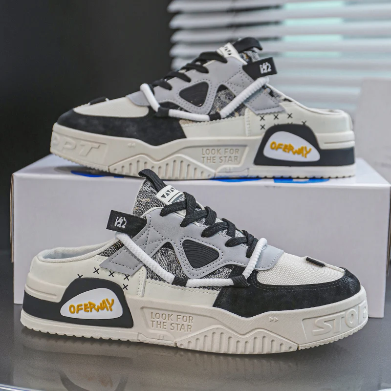 Повседневная обувь с открытой спиной и сеткой, получешки для мужчин, туфли-лодочки с открытой спиной, туфли на плоской подошве, лоферы на платформе, мужские шлепанцы, сандалии
Повседневная обувь с открытой спиной и сеткой, получешки для мужчин, туфли-лодочки с открытой спиной, туфли на плоской подошве, лоферы на платформе, мужские шлепанцы, сандалии