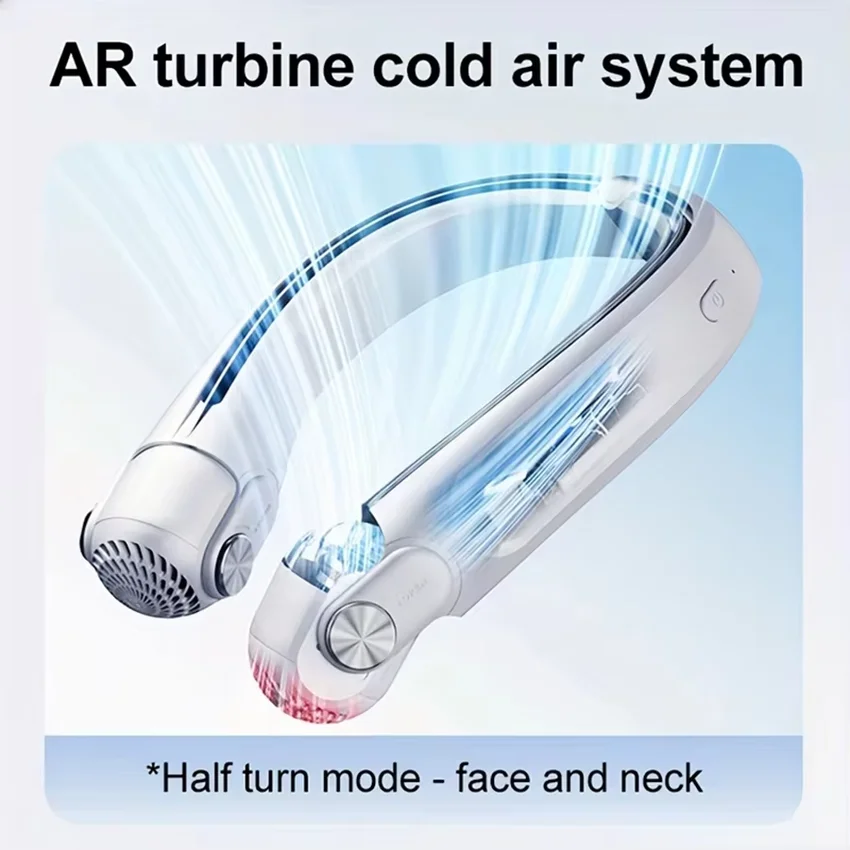 Portable Neck Hanging Fan With Usb Charging Adjustable Bladeless Turbofan Bladeless Student Dormitory Home Outdoor Cooling
Portable Neck Hanging Fan With Usb Charging Adjustable Bladeless Turbofan Bladeless Student Dormitory Home Outdoor Cooling