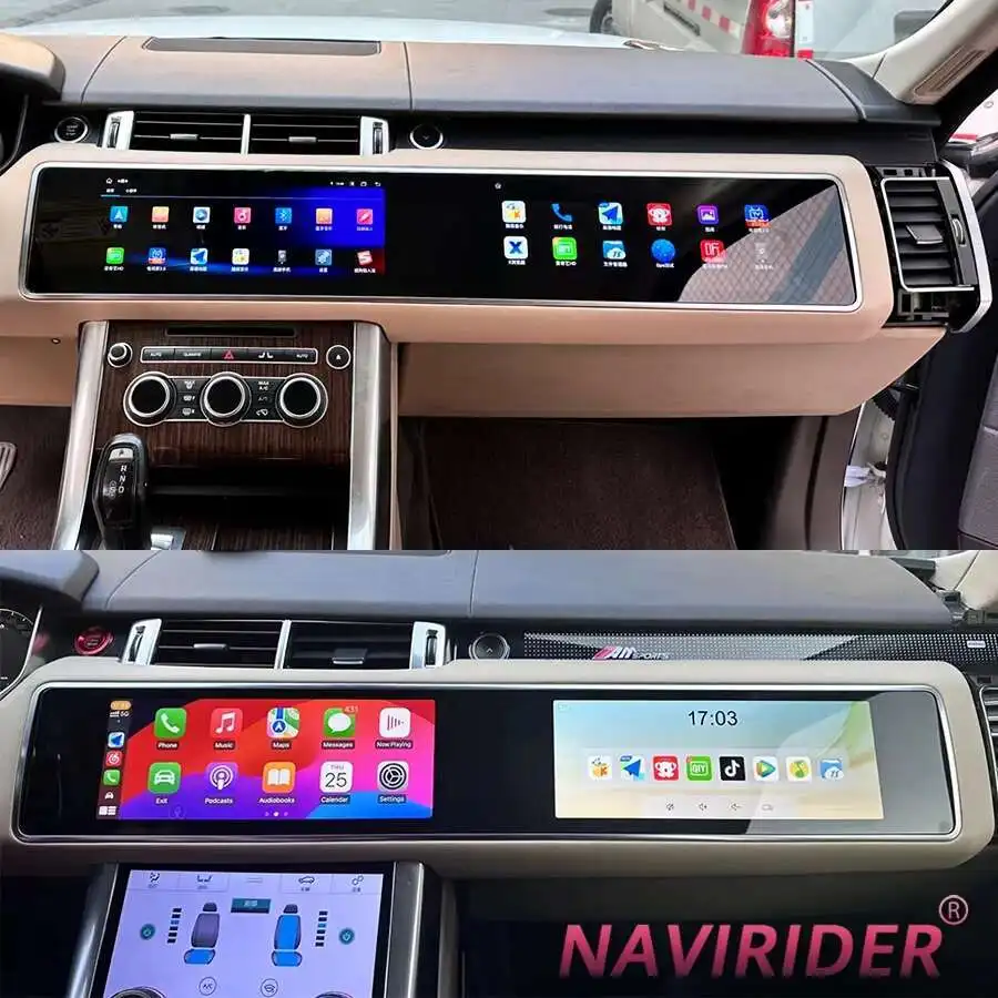 Двойной экран 15,5 + 15,5 дюймов для Land Rover Range Rover Sport L494 2013 2017, автомобильный Android Carplay, мультимедийный видеоплеер, стерео GPS
Двойной экран 15,5 + 15,5 дюймов для Land Rover Range Rover Sport L494 2013 2017, автомобильный Android Carplay, мультимедийный видеоплеер, стерео GPS