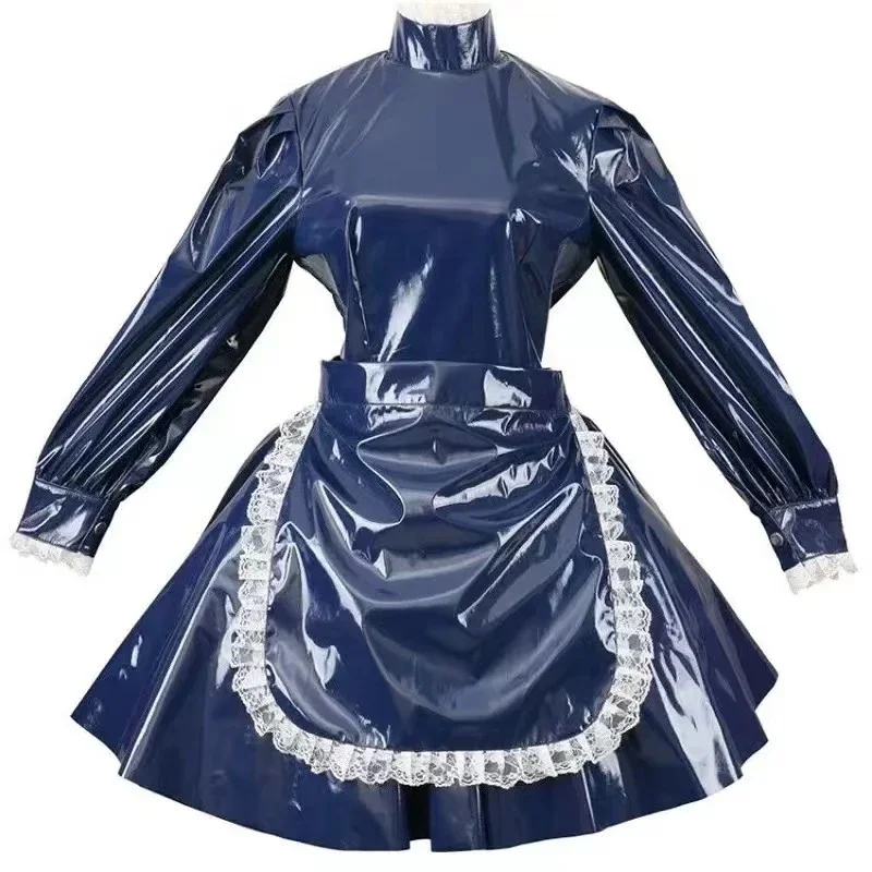 New maid PVC sissy mini dress dressing table custom dress Halloween carnival costume customization
New maid PVC sissy mini dress dressing table custom dress Halloween carnival costume customization