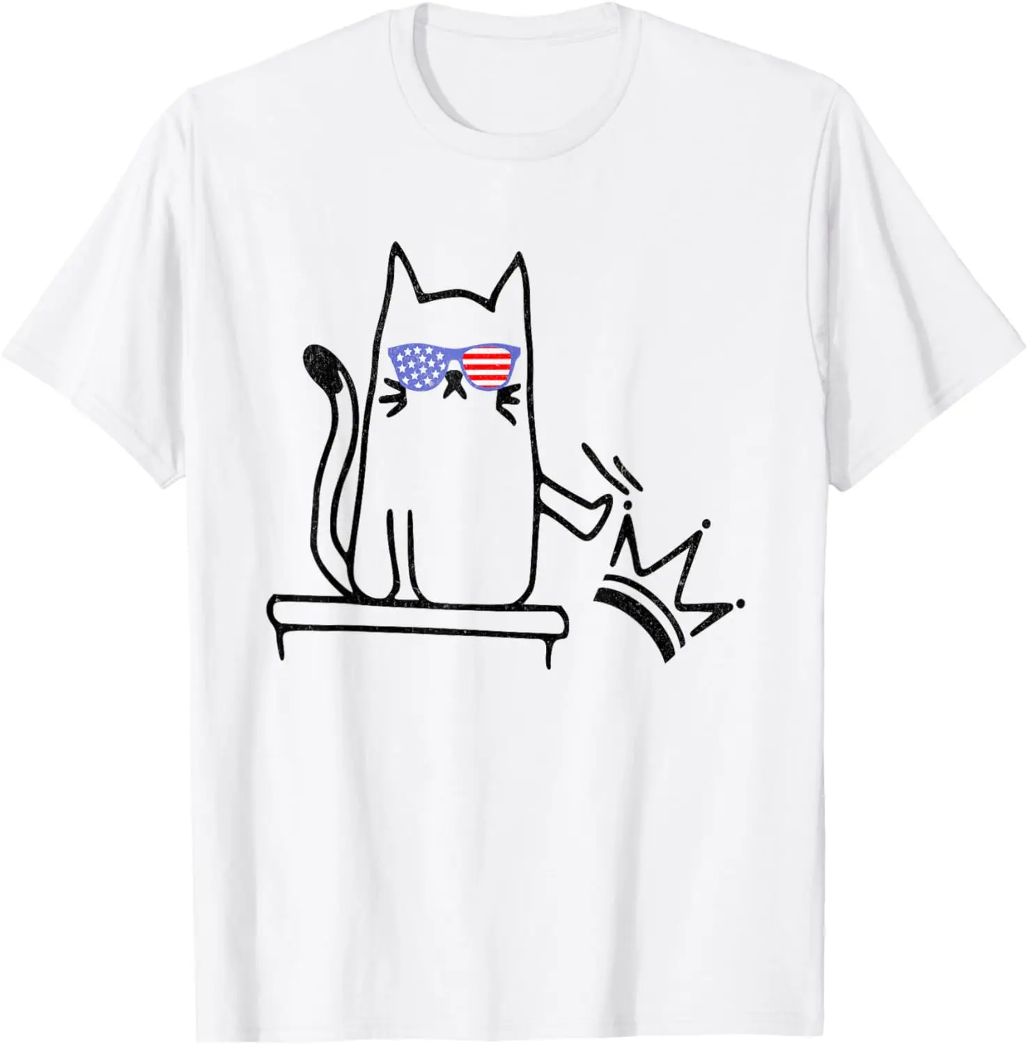 No Kings In America Funny Political Cat Lady T-Shirt Creative, Unique Prints, Comfortable, Soft, Breathable, for Pets
No Kings In America Funny Political Cat Lady T-Shirt Creative, Unique Prints, Comfortable, Soft, Breathable, for Pets
