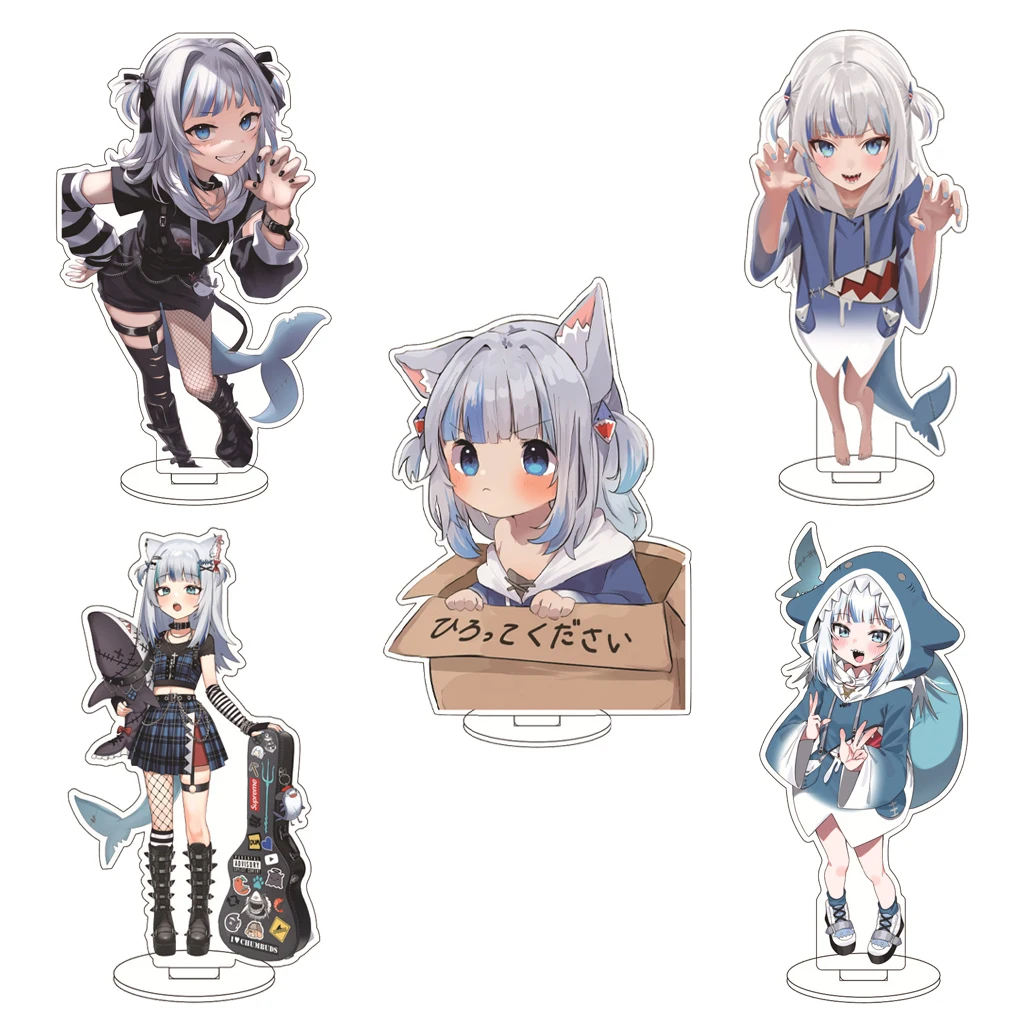 16-сантиметровая аниме-фигурка Hololive Vtuber Gawr Gur Shark Girl Новые акриловые подставки для фигурок, украшения, милые подарки
16-сантиметровая аниме-фигурка Hololive Vtuber Gawr Gur Shark Girl Новые акриловые подставки для фигурок, украшения, милые подарки