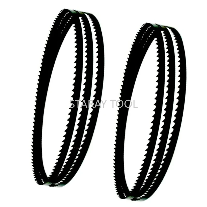 2pcs 1612x9.5x0.35mm 4 TPI Carbon Bandsaw Blades 1612mm Band Saw Blades Cutting Wood Metal Plastic
2pcs 1612x9.5x0.35mm 4 TPI Carbon Bandsaw Blades 1612mm Band Saw Blades Cutting Wood Metal Plastic