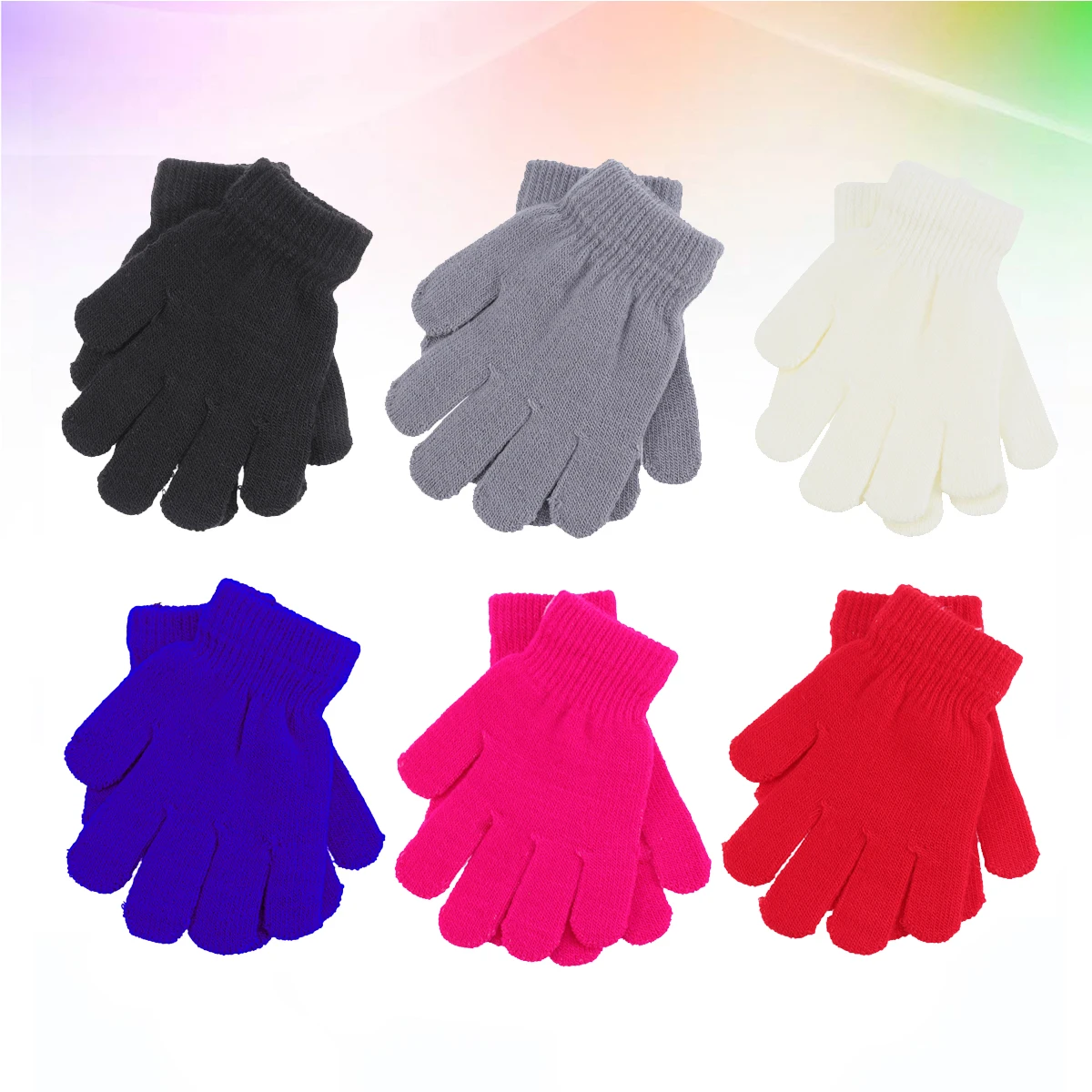6 Pairs Winter Warm Gloves Colorful Mittens Cold Protection Gloves Soft Durable Long Term Use Adorable Design
6 Pairs Winter Warm Gloves Colorful Mittens Cold Protection Gloves Soft Durable Long Term Use Adorable Design