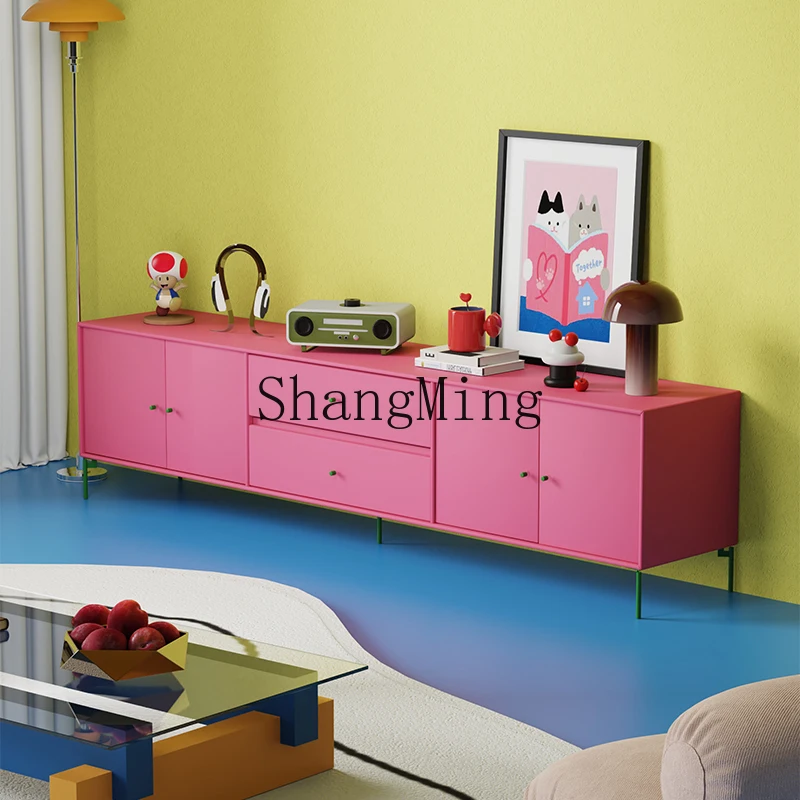 CL Modern Minimalist TV Cabinet Small Apartment Living Room Furniture Dopamine Floor Cabinet
CL Modern Minimalist TV Cabinet Small Apartment Living Room Furniture Dopamine Floor Cabinet