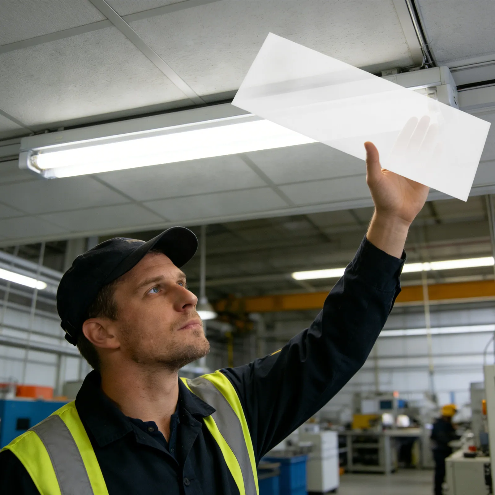 White Translucent Ceiling Light Diffuser Panel Frosted Acrylic LED Replacement Sheet 11.8x4x0.06 Ceiling Cover Plate Downlight
White Translucent Ceiling Light Diffuser Panel Frosted Acrylic LED Replacement Sheet 11.8x4x0.06 Ceiling Cover Plate Downlight