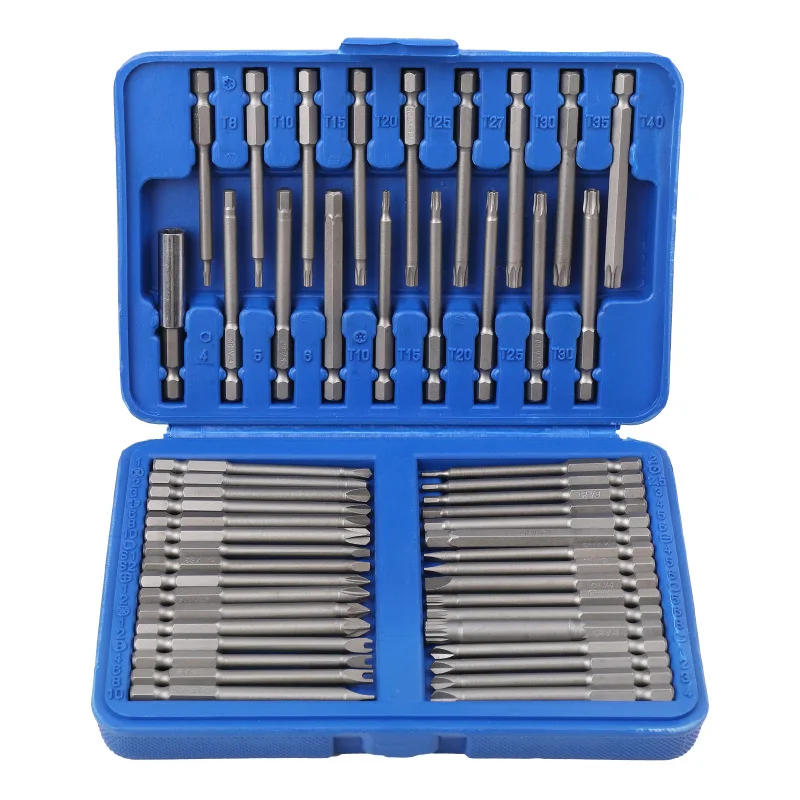 50Piece Electric Screwdriver Set Extended Reach Special Shapes with Strong MagneticConnectorRods for Home Repair And Maintenance
50Piece Electric Screwdriver Set Extended Reach Special Shapes with Strong MagneticConnectorRods for Home Repair And Maintenance