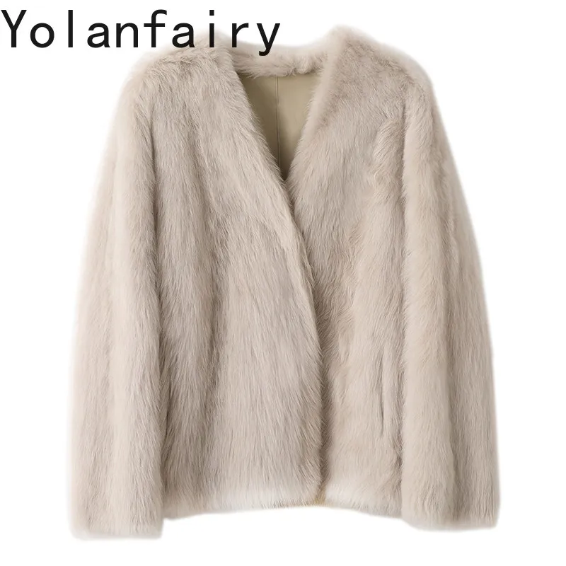YOLANFAIRY Natural Fur Coat Women 2026 Winter Luxury Real Lamb Fur Integrated Jacket Sheepskin Leather Fur Coats casaco pelos
YOLANFAIRY Natural Fur Coat Women 2026 Winter Luxury Real Lamb Fur Integrated Jacket Sheepskin Leather Fur Coats casaco pelos