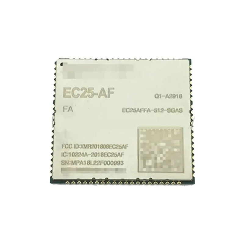 EC25-AF LCC EC25AFFA-512-SGAS LTE Cat 4 Module Multi-band GNSS EC25AFFA EC25 Series for North America M2M and IoT applications
EC25-AF LCC EC25AFFA-512-SGAS LTE Cat 4 Module Multi-band GNSS EC25AFFA EC25 Series for North America M2M and IoT applications