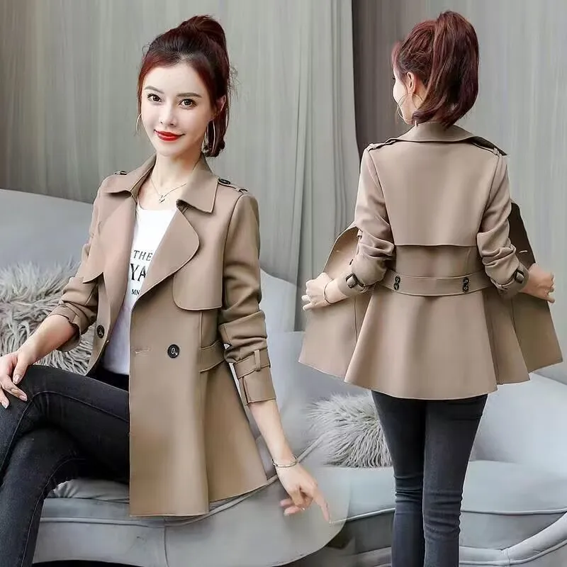 Spring Autumn Female New Leisure Trench Jacket 2025 Ladies Fashion Windbreaker Coat Korean Women Long Sleeves Lined Top Outwear
Spring Autumn Female New Leisure Trench Jacket 2025 Ladies Fashion Windbreaker Coat Korean Women Long Sleeves Lined Top Outwear