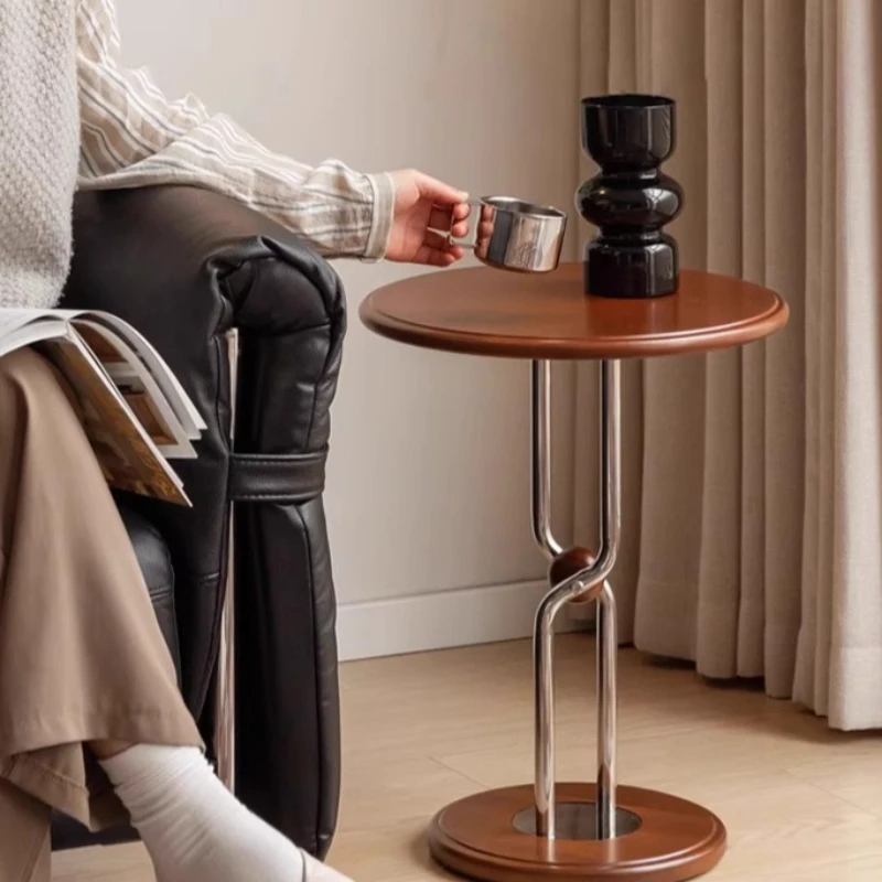 French Vintage Retro Accent Table - Solid Wood Narrow Round Bedside Nightstand & Creative Home Decor Storage Shelf
French Vintage Retro Accent Table - Solid Wood Narrow Round Bedside Nightstand & Creative Home Decor Storage Shelf