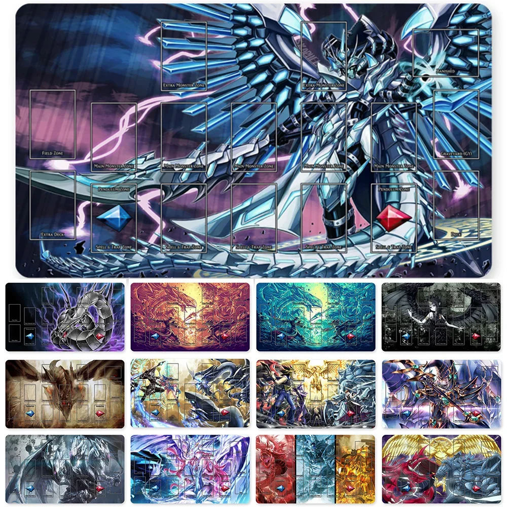 YuGiOh Playmat Blue-eyes Ultimate Dragon Dark Magician Duel Monsters Playmats Compatible for OCG TCG + Free Bag - ygo (28)
YuGiOh Playmat Blue-eyes Ultimate Dragon Dark Magician Duel Monsters Playmats Compatible for OCG TCG + Free Bag - ygo (28)