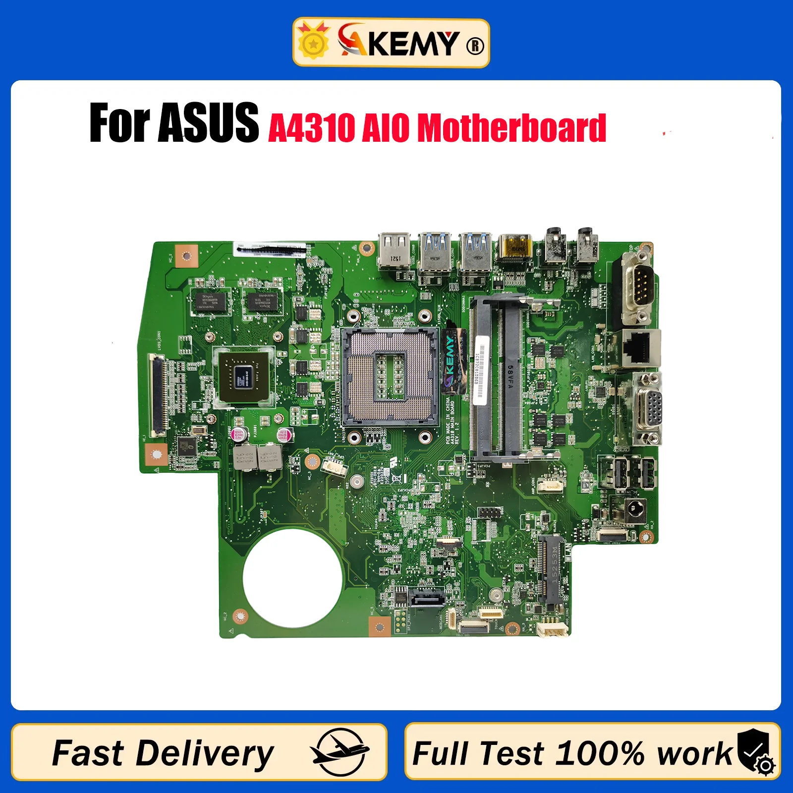 A4310 Motherboard For ASUS AIO PRO A4310 Mainboard This item is in stock 100% tests OK fast shipping High quality 
A4310 Motherboard For ASUS AIO PRO A4310 Mainboard This item is in stock 100% tests OK fast shipping High quality