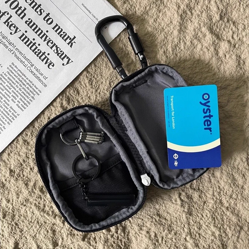 Double Zipper KEY&CARD CASE Mini Key Wallet Women Housekeeper's Key Pouch Men's Nylon Short Wallet Key Card Holder Small Handbag
Double Zipper KEY&CARD CASE Mini Key Wallet Women Housekeeper's Key Pouch Men's Nylon Short Wallet Key Card Holder Small Handbag