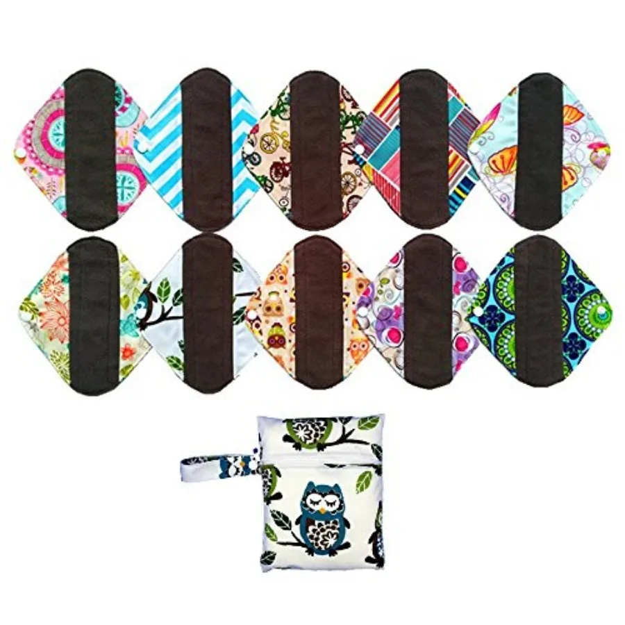 0PCS 8 Inch Reusable Washable Menstrual Pads Sanitary Pads Panty Liner
0PCS 8 Inch Reusable Washable Menstrual Pads Sanitary Pads Panty Liner