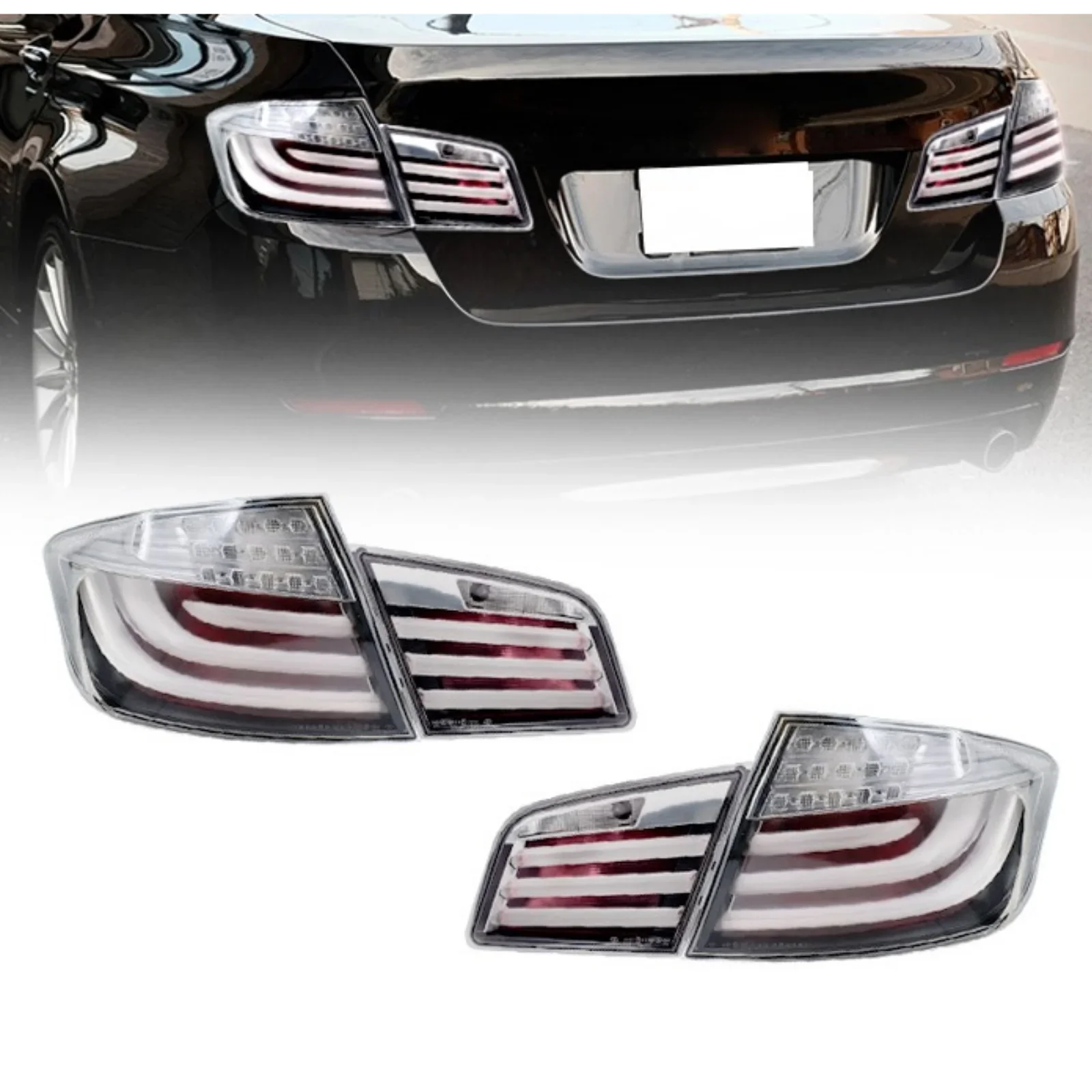 Автомобильные задние фонари для BMW F10 F18 520i 525i 528i 530i 535i 540i 2010-2017 Светодиодный задний фонарь в сборе Задний светодиодный DRL указатель поворота Тормоз
Автомобильные задние фонари для BMW F10 F18 520i 525i 528i 530i 535i 540i 2010-2017 Светодиодный задний фонарь в сборе Задний светодиодный DRL указатель поворота Тормоз
