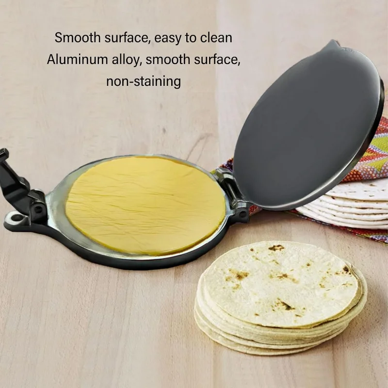 Tortilla Press, Aluminum Large Manual Tortilla Maker Taco Flour Dough Presser, Mexican Tortilla Press for Patacones Rotis Empan
Tortilla Press, Aluminum Large Manual Tortilla Maker Taco Flour Dough Presser, Mexican Tortilla Press for Patacones Rotis Empan