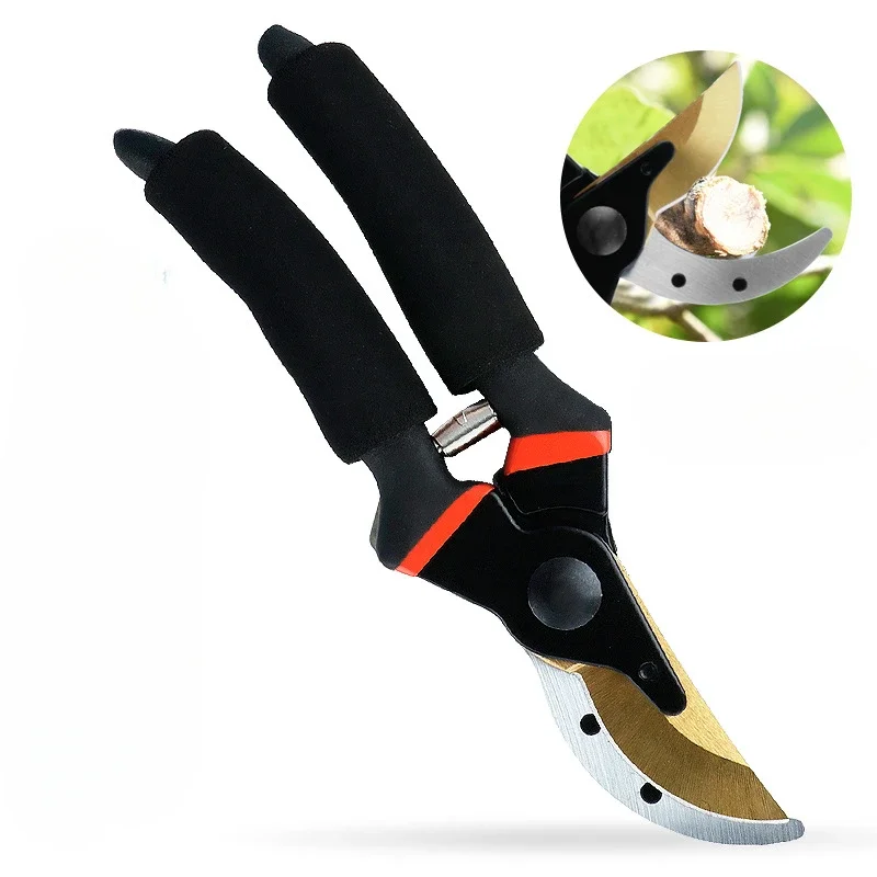 Stainless Steel Bypass PP + Sponge Handle Garden Pruner Bonsai Fruit Tree Branch Pruning Scissors Cutting Tools for Gardening
Stainless Steel Bypass PP + Sponge Handle Garden Pruner Bonsai Fruit Tree Branch Pruning Scissors Cutting Tools for Gardening