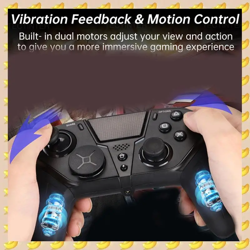 Беспроводной Bluetooth-контроллер для игровой консоли PS4/PS4 Slim/Pro, джойстик, геймпад с турбопрограммируемой кнопкой, прочный - черный
Беспроводной Bluetooth-контроллер для игровой консоли PS4/PS4 Slim/Pro, джойстик, геймпад с турбопрограммируемой кнопкой, прочный - черный