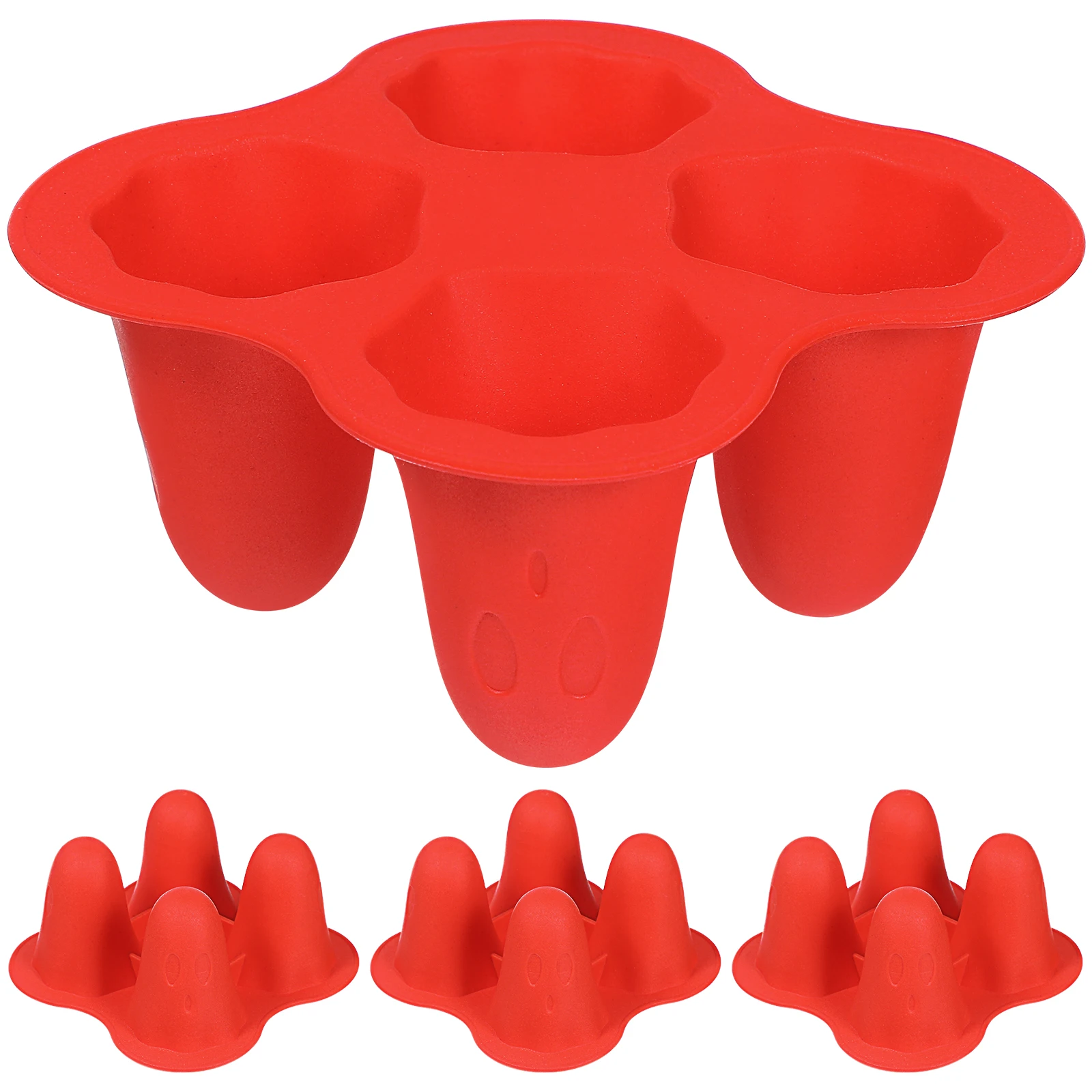 4 Pcs Ice Molds Cube Ghost Rubber Tray Halloween Silicone Trays Artificial Red Miss
4 Pcs Ice Molds Cube Ghost Rubber Tray Halloween Silicone Trays Artificial Red Miss