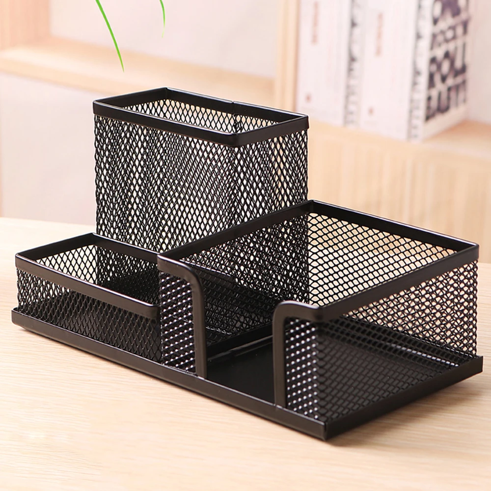 Steel Mesh Desk Organizer Set - Desktop Supply Caddy and Pen Holder Mini Hutch Organizer Storage Table | Counter in Kit- Black
Steel Mesh Desk Organizer Set - Desktop Supply Caddy and Pen Holder Mini Hutch Organizer Storage Table | Counter in Kit- Black