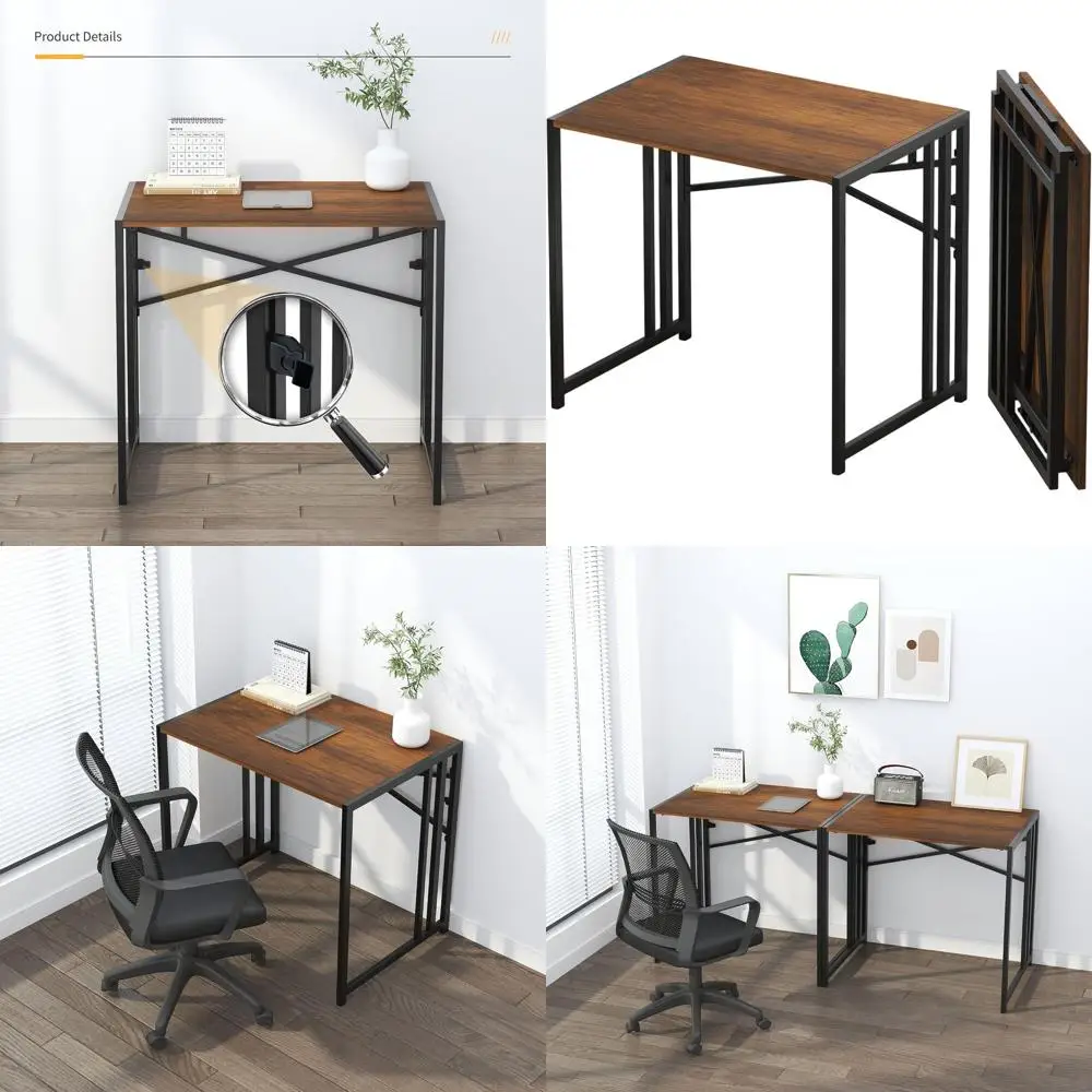 Компактный складной стол из красного дерева для письма, игр и домашнего офиса в небольших помещении
Компактный складной стол из красного дерева для письма, игр и домашнего офиса в небольших помещении