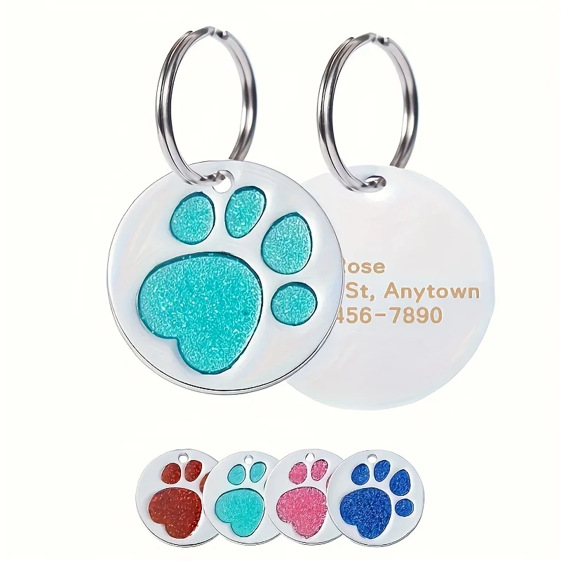 2Pcs【Personalized Customization】Multi-Color Round Pet Id Tags for Cats and Dogs, Zinc Alloy Dog Tags, Cartoon Pet Tags, Customized with Name, Phone Number, and Address Information, to Prevent Pets from Getting Lost
2Pcs【Personalized Customization】Multi-Color Round Pet Id Tags for Cats and Dogs, Zinc Alloy Dog Tags, Cartoon Pet Tags, Customized with Name, Phone Number, and Address Information, to Prevent Pets from Getting Lost