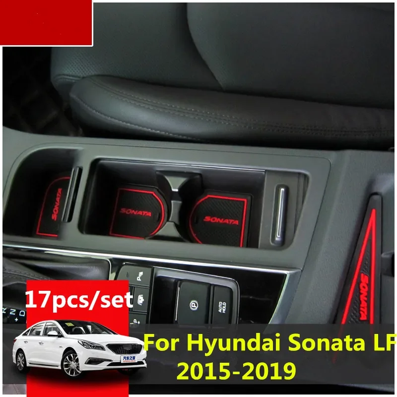 3D Rubber Mat For Hyundai Sonata LF 2015-2019 Door Slot Pad Cup Cushion Groove Mat Lnterior Anti Slip Mat Car Accessories
3D Rubber Mat For Hyundai Sonata LF 2015-2019 Door Slot Pad Cup Cushion Groove Mat Lnterior Anti Slip Mat Car Accessories