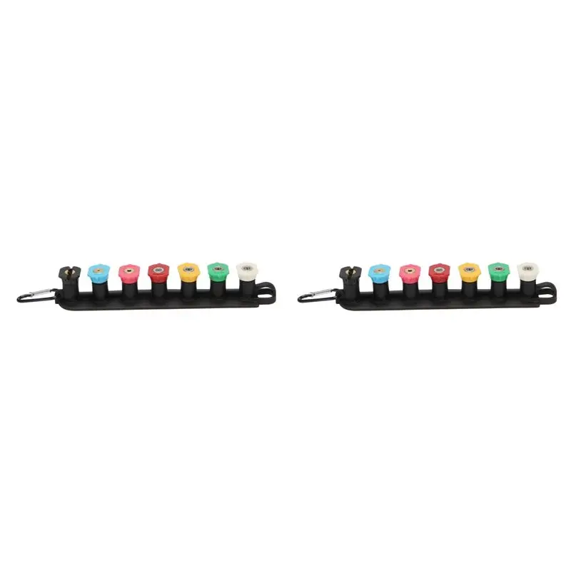 AB11-Pressure Washer Nozzle Tips Set With Nozzle Holder, 14 Spray Nozzle Tips, 1/4 Inch Quick Connect, 4000 PSI
AB11-Pressure Washer Nozzle Tips Set With Nozzle Holder, 14 Spray Nozzle Tips, 1/4 Inch Quick Connect, 4000 PSI