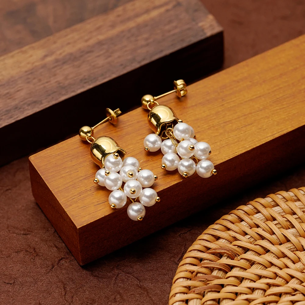 ENFASHION Aretes De Mujer Wind Chimes Tassel Drop Earrings For Women's Stainless Steel 18K Gold Plated Delicate Jewelry E251781
ENFASHION Aretes De Mujer Wind Chimes Tassel Drop Earrings For Women's Stainless Steel 18K Gold Plated Delicate Jewelry E251781