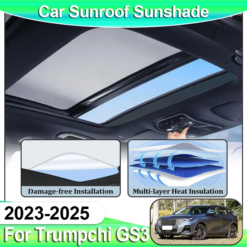 Sunroof Sunshade For Trumpchi GS3 Accessories Yingsu GAC Emzoom 2023 2024 2025 Electrostatic Adsorption Skylight Part Protector
Sunroof Sunshade For Trumpchi GS3 Accessories Yingsu GAC Emzoom 2023 2024 2025 Electrostatic Adsorption Skylight Part Protector