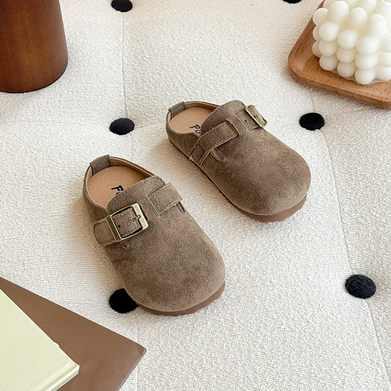 Children Leather Shoes for Girls 2025 Spring Autumn New Fashion Korean Style Soft Bottom Anti-slippery Versatile Casual Mules
Children Leather Shoes for Girls 2025 Spring Autumn New Fashion Korean Style Soft Bottom Anti-slippery Versatile Casual Mules