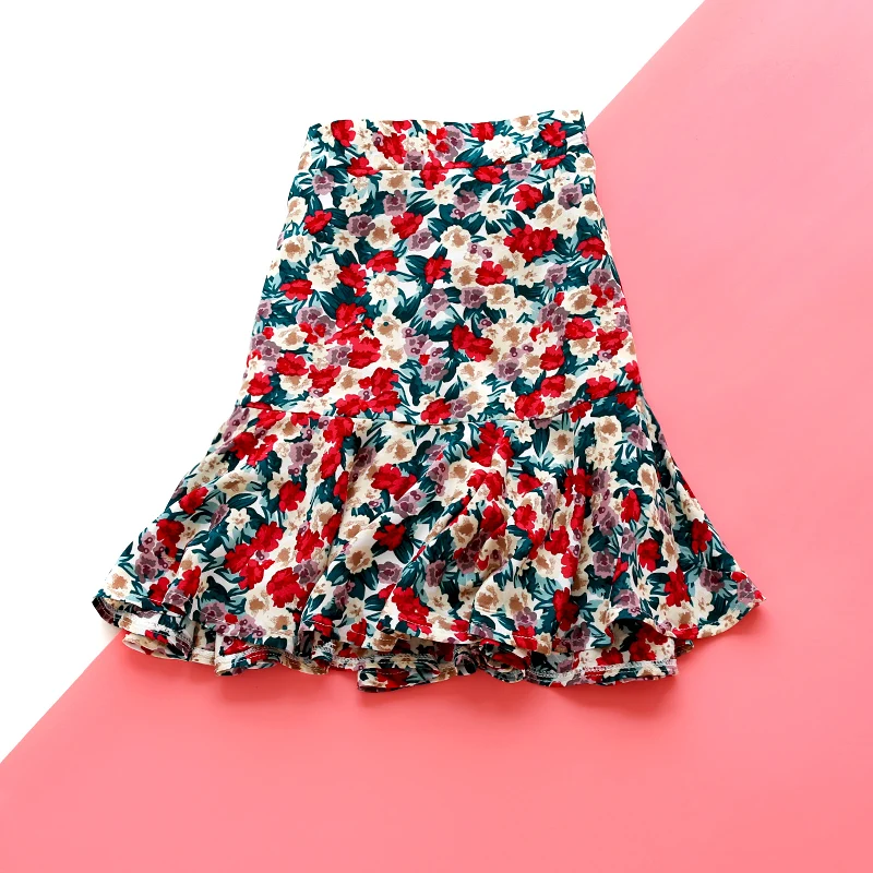 Women's Floral Printed High Waist Mermaid Knee-Length Skirts, Elegant Female Clothing, Top Quality, Summer, New
Women's Floral Printed High Waist Mermaid Knee-Length Skirts, Elegant Female Clothing, Top Quality, Summer, New
