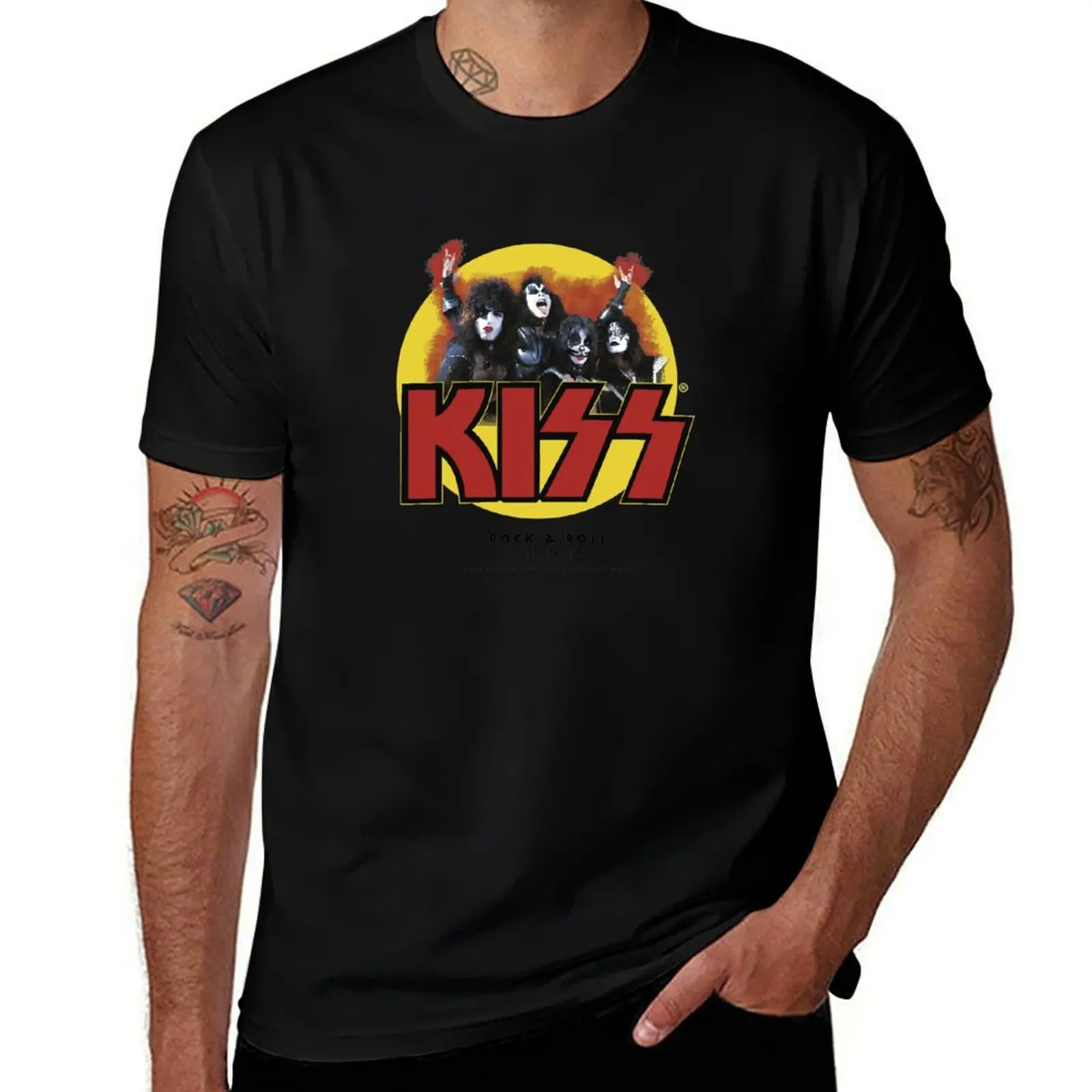 KISS - KISS BAND - ROCK & ROLL AL NITE - ILLUSTRATION MINIMALIST T-Shirt graphics funny shirt cotton anime cotton t shirt men
KISS - KISS BAND - ROCK & ROLL AL NITE - ILLUSTRATION MINIMALIST T-Shirt graphics funny shirt cotton anime cotton t shirt men