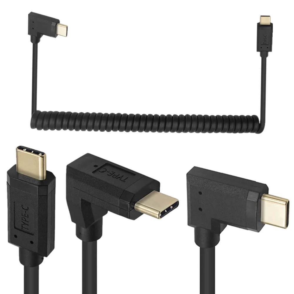 Spring Retractable Cable 4k 60hz With Audio And Video 3.1 Gold-plated Male To Male Type-c Data Cable Charging Cable
Spring Retractable Cable 4k 60hz With Audio And Video 3.1 Gold-plated Male To Male Type-c Data Cable Charging Cable