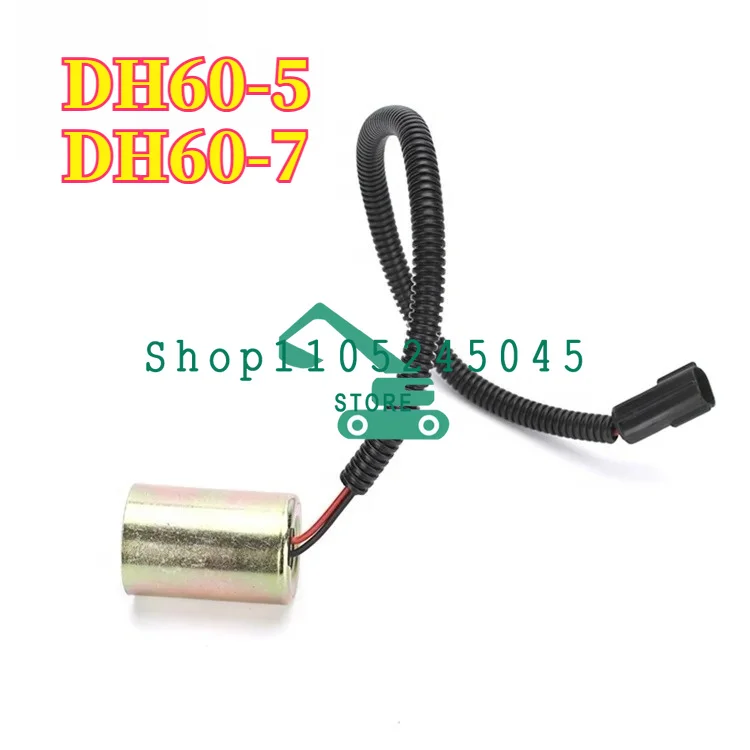 DH60-5 DH60-7 Excavator Solenoid Valve Coil 12V 52.6mm 14mm Valve
DH60-5 DH60-7 Excavator Solenoid Valve Coil 12V 52.6mm 14mm Valve