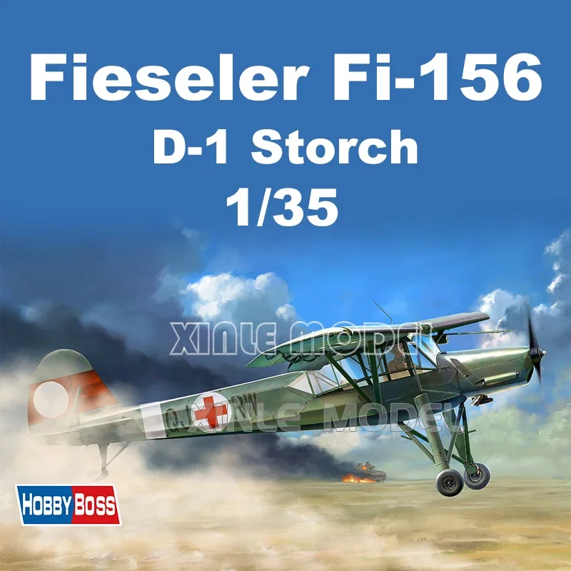 Trumpeter Plastic Assembled Aircraft Model Kit 80182 Fieseler Fi-156 D-1 Storch 1/35
Trumpeter Plastic Assembled Aircraft Model Kit 80182 Fieseler Fi-156 D-1 Storch 1/35