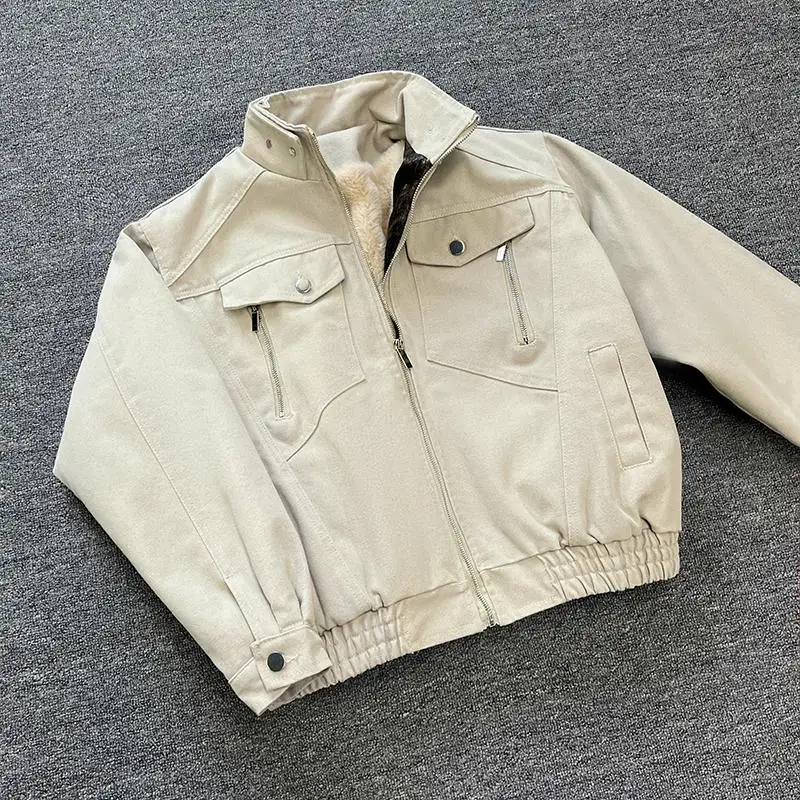 Men's Winter Jaet Cotton Workwear with kets Fce Lined Warmth Design Casual Loose Fit Sle Youth ular Trend
Men's Winter Jaet Cotton Workwear with kets Fce Lined Warmth Design Casual Loose Fit Sle Youth ular Trend