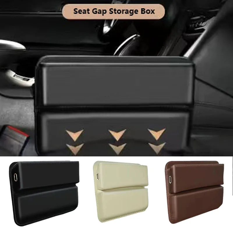 Car Seat Gap Storage Box PU Leather Car Auto Console Side Car Seat Crevice Storage Box Slit Gap Filler Car Interior Accessories
Car Seat Gap Storage Box PU Leather Car Auto Console Side Car Seat Crevice Storage Box Slit Gap Filler Car Interior Accessories