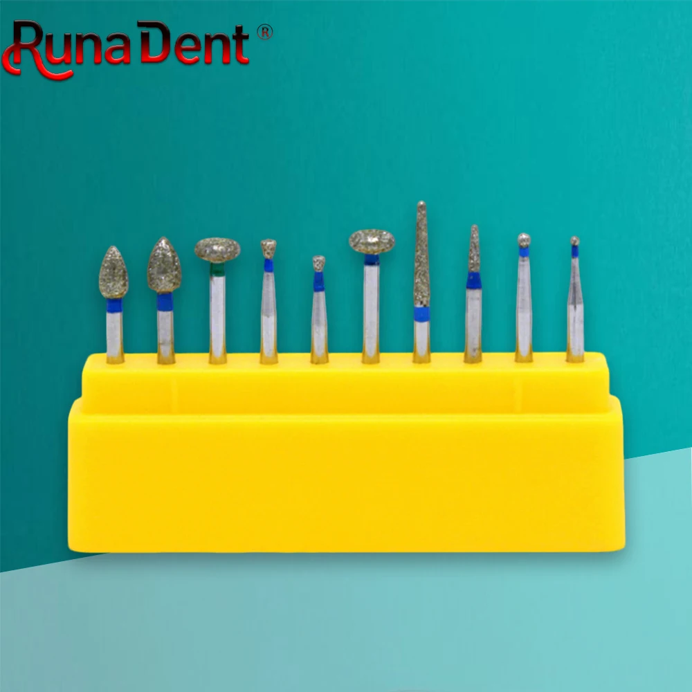 10Pcs/set Dental Diamond Burs Drill for High Speed Handpiece Dentist Polish Tool Professional Dental Care Solution
10Pcs/set Dental Diamond Burs Drill for High Speed Handpiece Dentist Polish Tool Professional Dental Care Solution