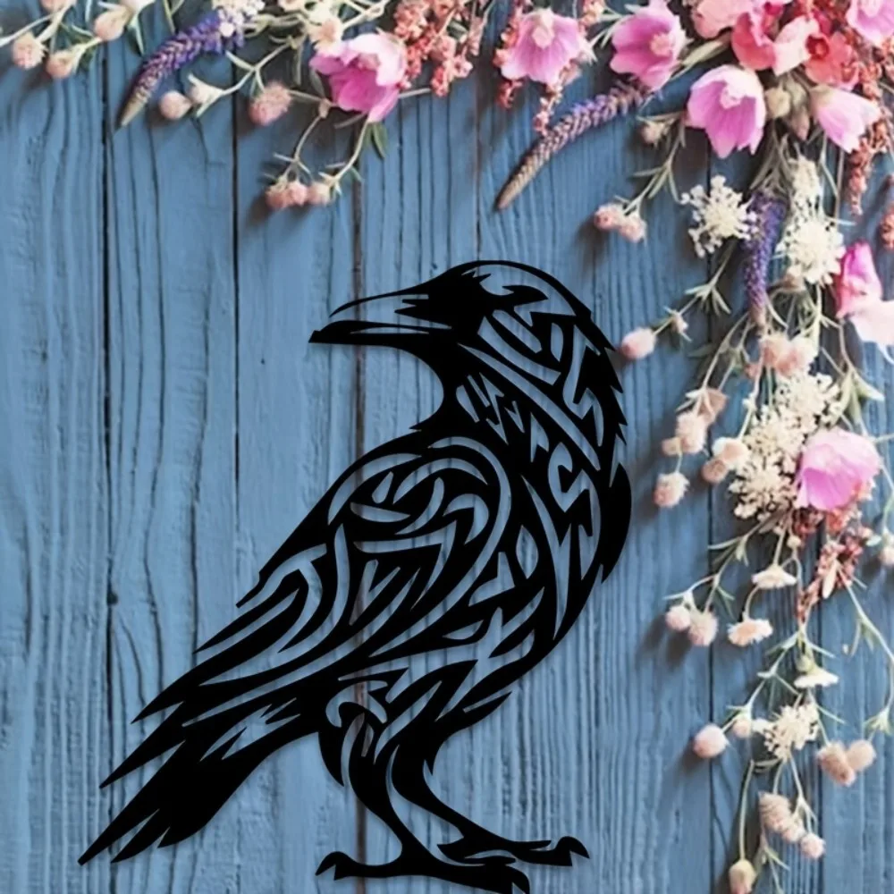 Metal Raven 2D Flat Iron Wall Art, Halloween Home Decor Gift
Metal Raven 2D Flat Iron Wall Art, Halloween Home Decor Gift