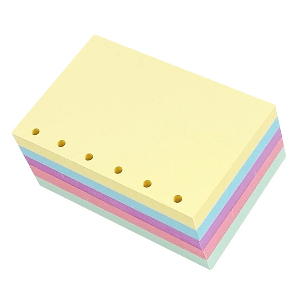 Colorful Inner Page Scrapbook Notebook A7 6 Hole Punch Replaceable Refills For Ring Binder Planner Blank Paper
Colorful Inner Page Scrapbook Notebook A7 6 Hole Punch Replaceable Refills For Ring Binder Planner Blank Paper