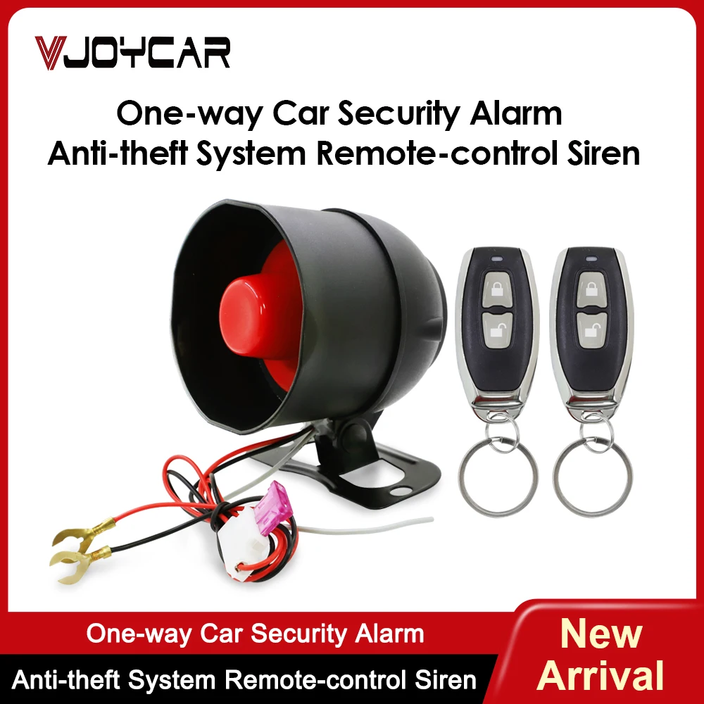 Vjoycar NEW DIYV1 Wireless Siren One-way Car Alarm System with Remote Control Finding Car Vibration Sensor Immobilize Security
Vjoycar NEW DIYV1 Wireless Siren One-way Car Alarm System with Remote Control Finding Car Vibration Sensor Immobilize Security
