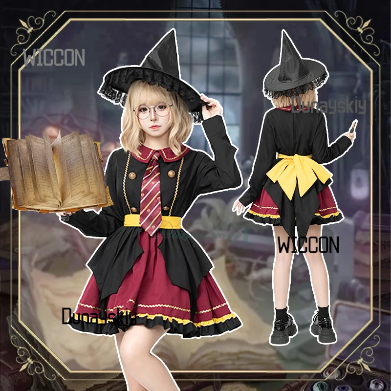 Pointed Hat Princess Dress Magician Role Play Stage Suit Wizard Lolita Dress For Girl Cosplay Costume Halloween Party Carnival
Pointed Hat Princess Dress Magician Role Play Stage Suit Wizard Lolita Dress For Girl Cosplay Costume Halloween Party Carnival