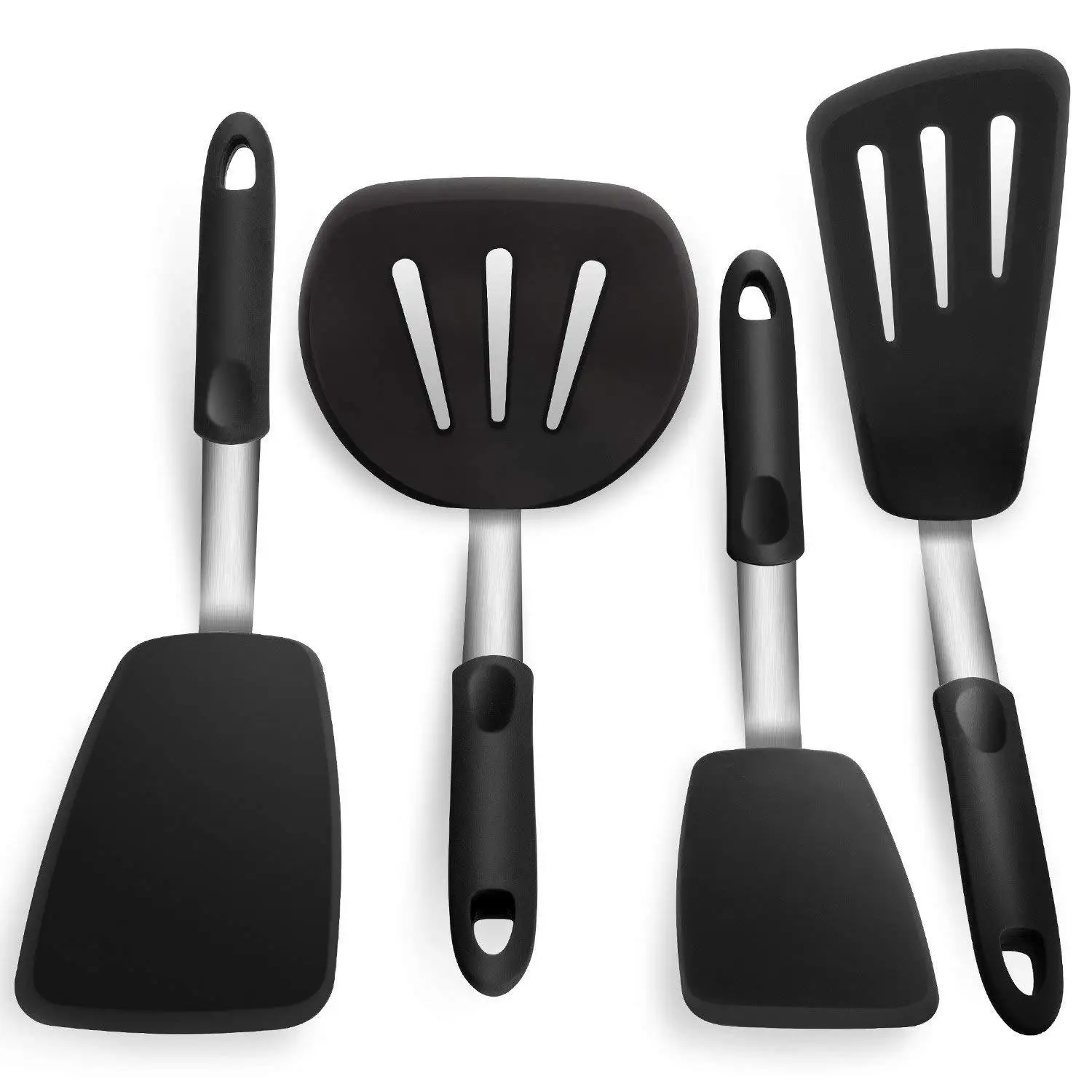 4 Pcs/lot Elastic Silicone Set Spatula High Temperature Spatula Cooking Tool Sets Black and Red Kitchen Tools Accessories
4 Pcs/lot Elastic Silicone Set Spatula High Temperature Spatula Cooking Tool Sets Black and Red Kitchen Tools Accessories