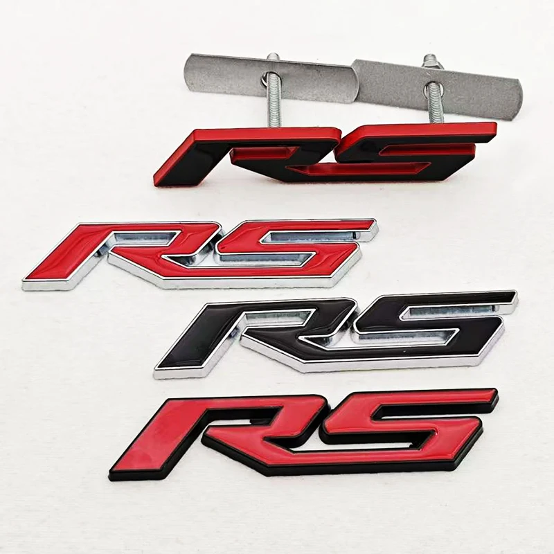 3D Metal RS Logo Sticker Front Grill Emblem Rear Trunk Badge For Chevrolet Onix Blazer lumina Camaro Cruze Monza Car Accessories
3D Metal RS Logo Sticker Front Grill Emblem Rear Trunk Badge For Chevrolet Onix Blazer lumina Camaro Cruze Monza Car Accessories